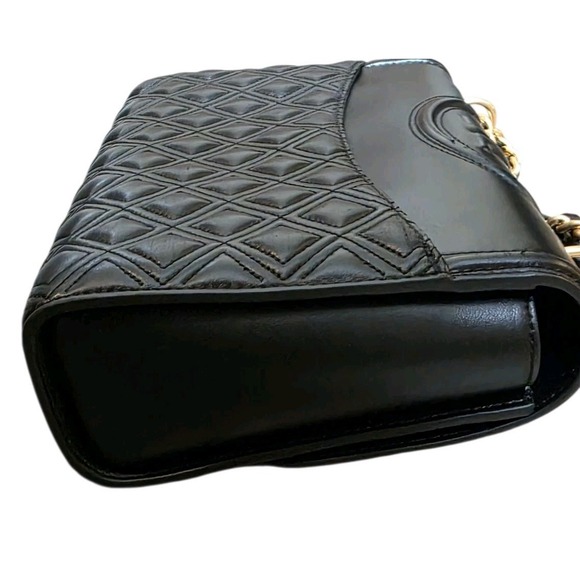 Tory Burch Black Leather Fleming Convertible Bag $598 - Picture 6 of 13